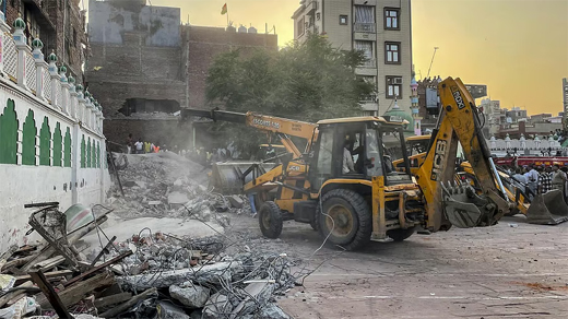 Delhi building collapse